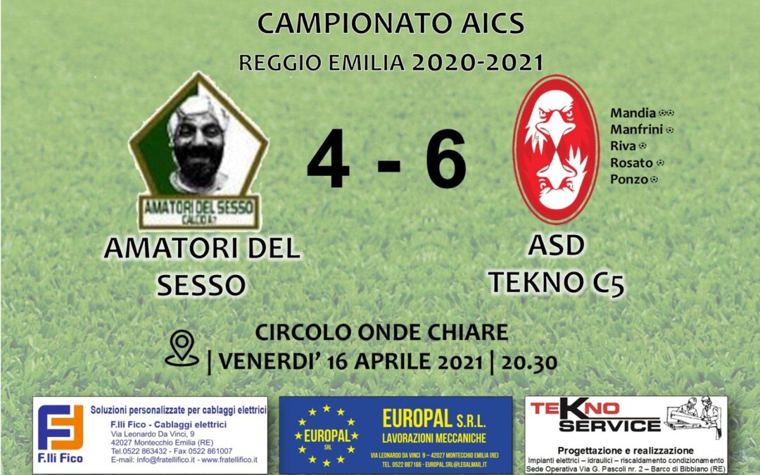 AICS C7: AMATORI SESSO – TEKNO 4-6