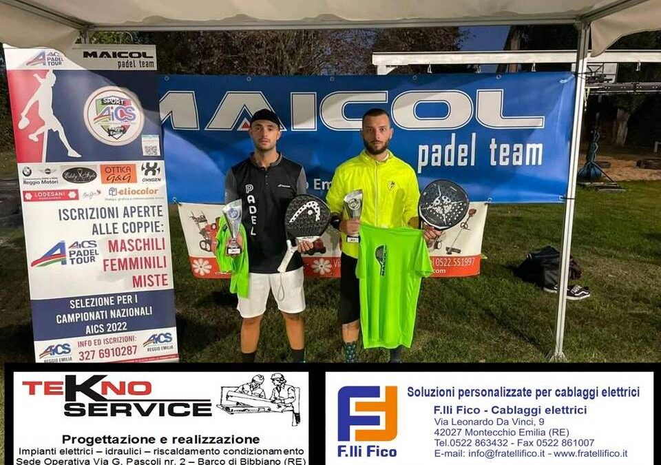RUGGIERO E MASCIARI VINCONO LA 1° TAPPA AICSPADEL TOUR