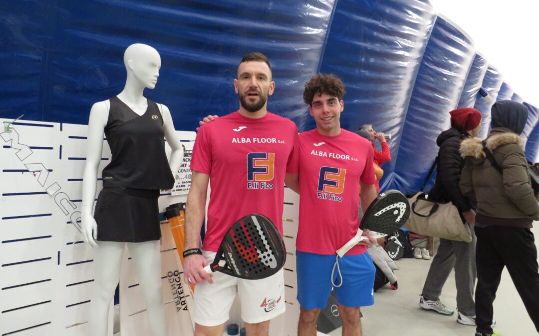 GIUSTI E GARUTI ESCONO AI QUARTI DI FINALE DEL TORNEO GIOCARE PADEL CUP
