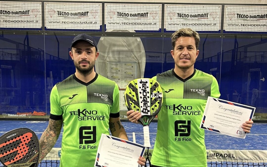 Emmanuele e Masciari campioni al prestigioso torneo Village Padel di Modena