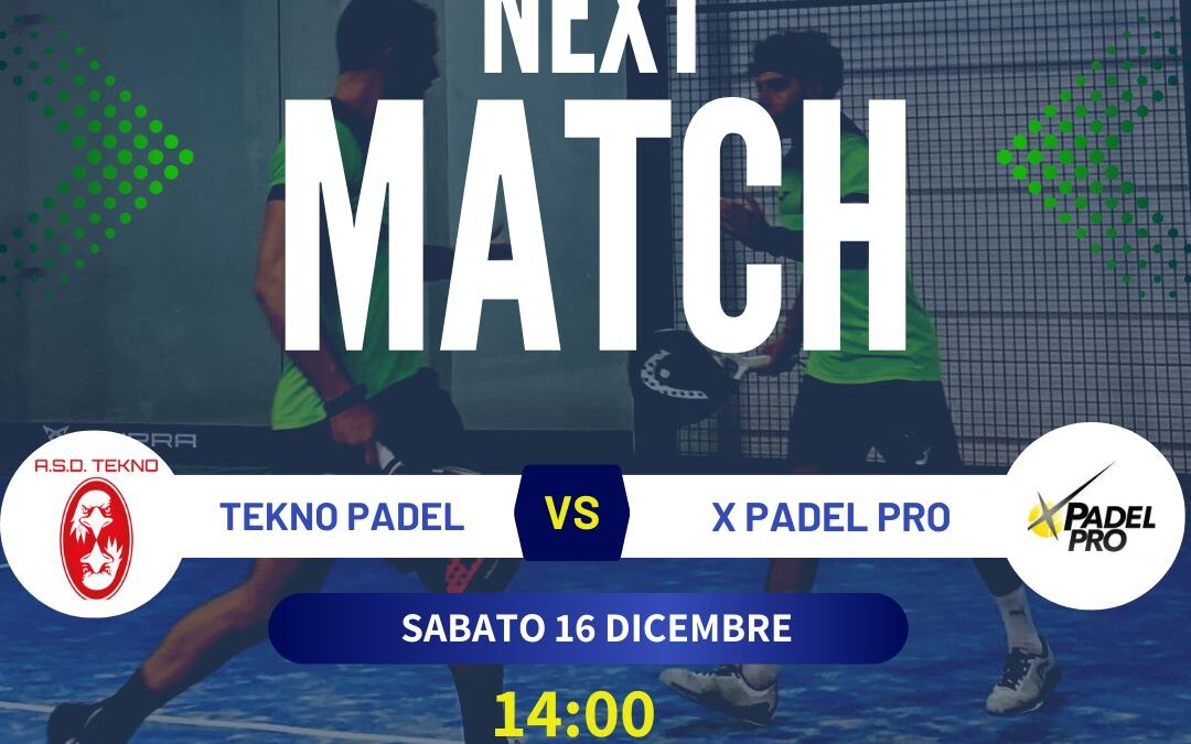 partita AICS contro xpadelpro