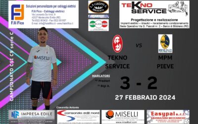 lo scontro al vertice lo vince la tekno! 12° GIORNATA CAMPIONATO CSI