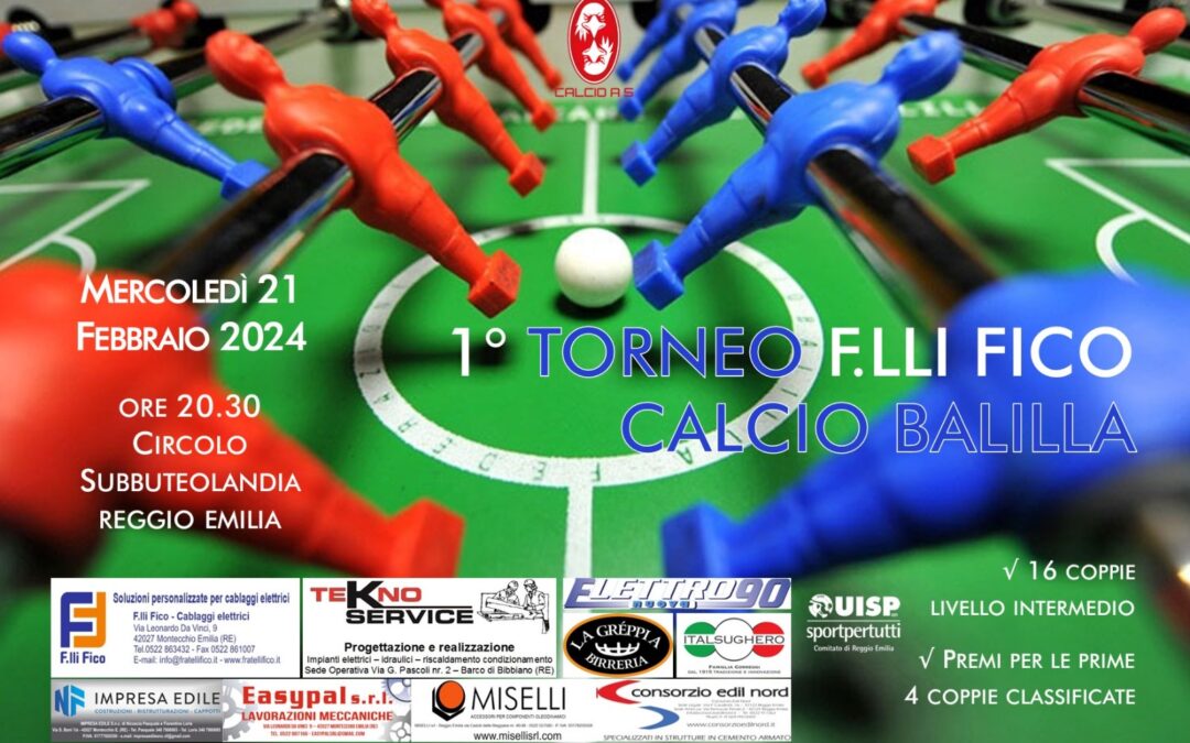La Tekno C5 apre le porte al calcio balilla!