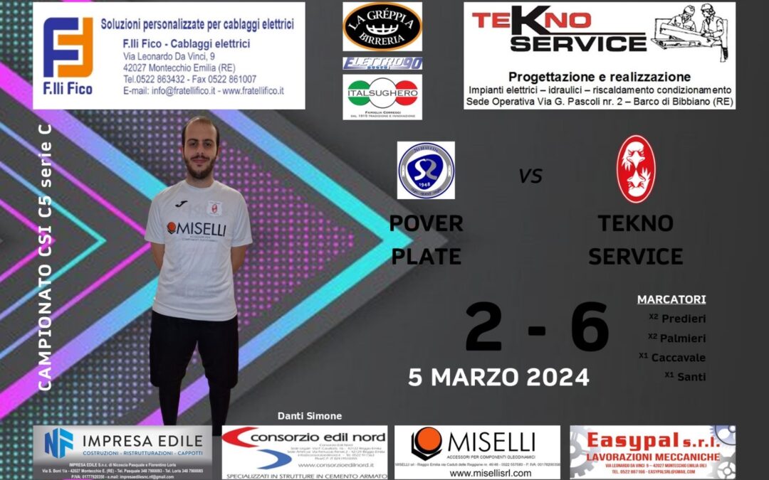 la tekno service sbanca a vezzano e vola a +6 dalla 2° in classifica _ 13° GIORNATA CAMPIONATO CSI