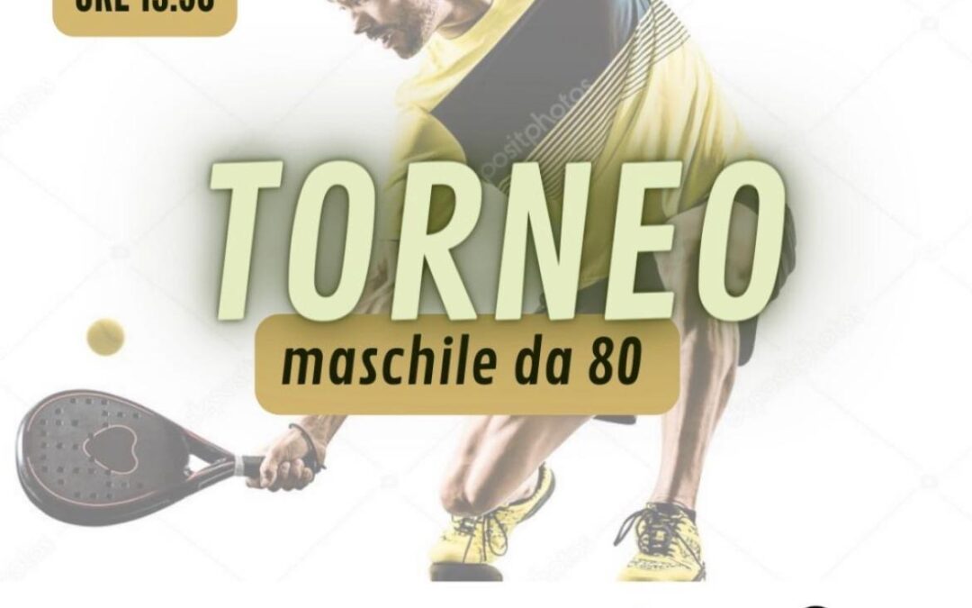 Busani e Zanardi torneo padel maschile 80