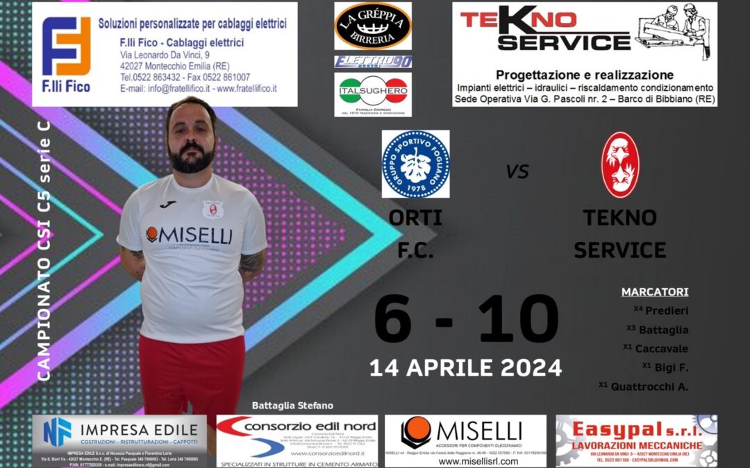 Recupero 15° giornata di campionato csi