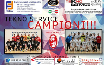 !!! TEKNO SERVICE CAMPIONI SERIE C GIRONE B !!!