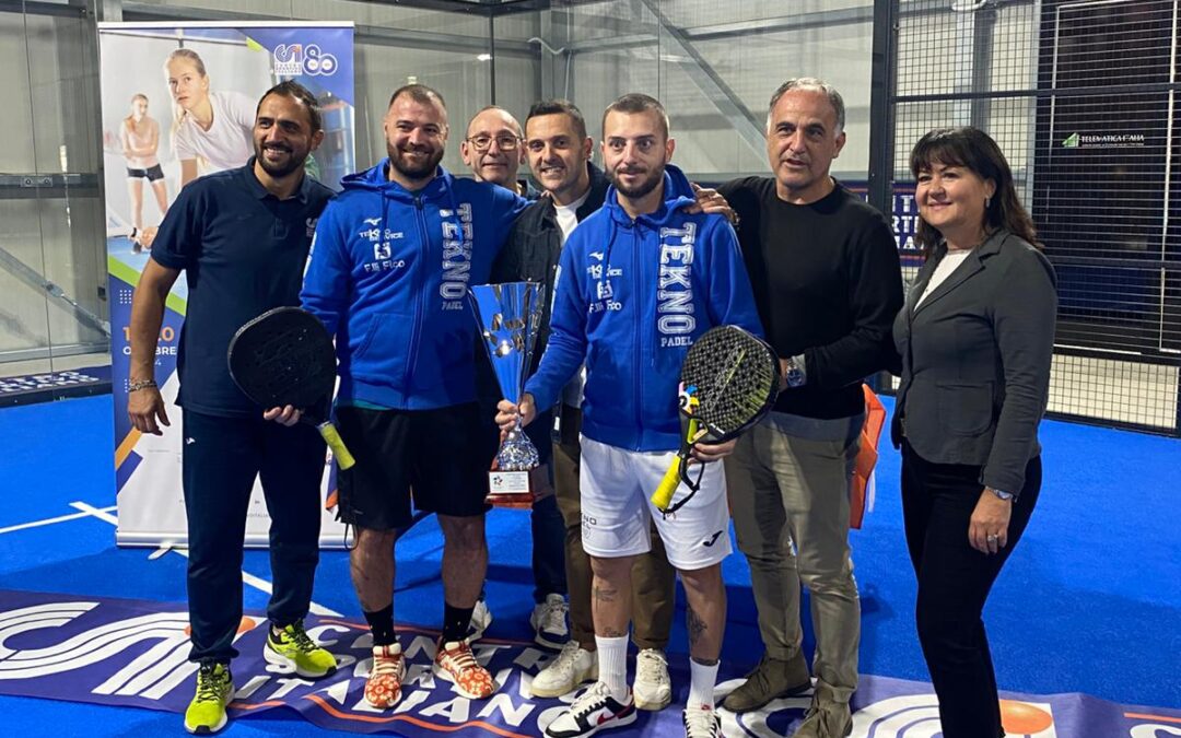 COVA – RUGGIERO – SERRA della TEKNO PADEL Campioni d’Italia Padel CSI categoria PRO!