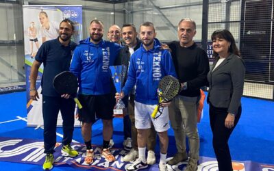 COVA – RUGGIERO – SERRA della TEKNO PADEL Campioni d’Italia Padel CSI categoria PRO!