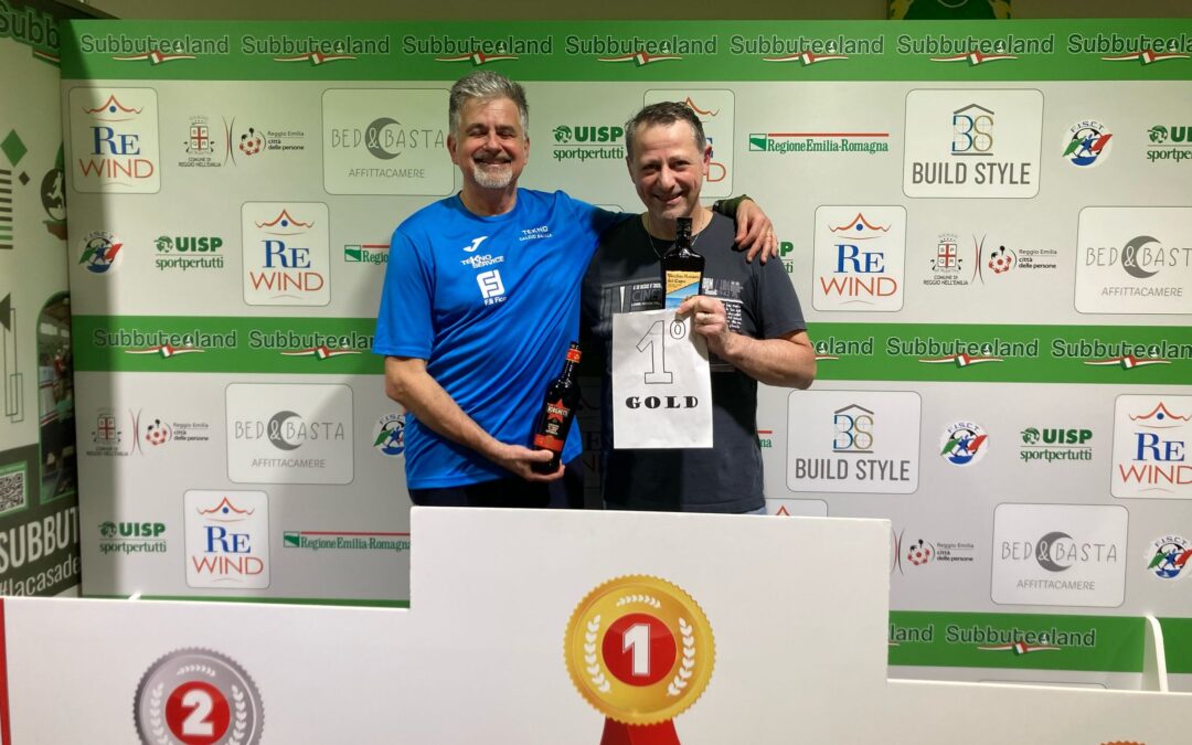 Tekno calcio balilla de pillo e vassallo campioni gold