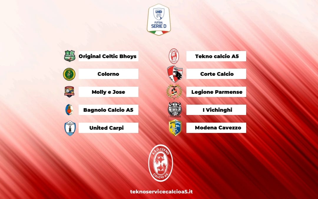 Tekno Calcio a5 pronta alla nuova stagione: ufficiale il girone di Serie D FIGC