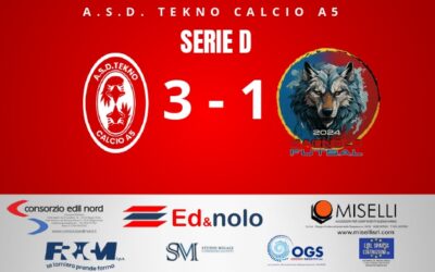 Tekno Calcio a 5, seconda vittoria consecutiva battuto il Futsal Bagnolo 3–1