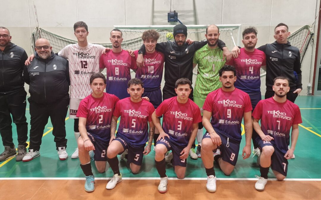 CSI Calcio a 5: la Tekno supera i Viscid Team e aggancia il secondo posto