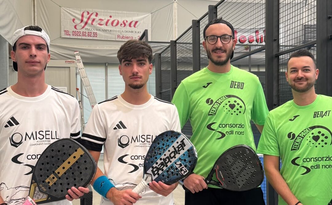 GRANDE SUCCESSO AL TORNEO DI PADEL DI RUBIERA: TRIONFO GOLD PER DE ROSA-BENATTI, ARGENTO SILVER PER BENIGNO-BOLOGNA