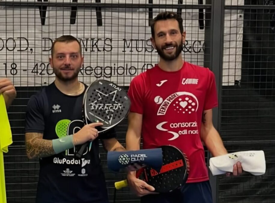 Grande padel a Reggiolo: Camellini e Ruggiero della Tekno Padel conquistano un ottimo secondo posto